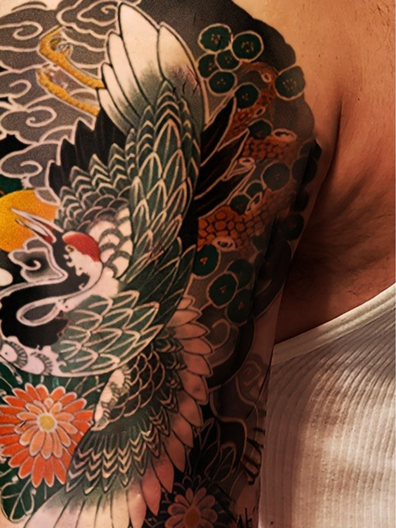 Ink Painting Arm Ring Tattoo Sticker